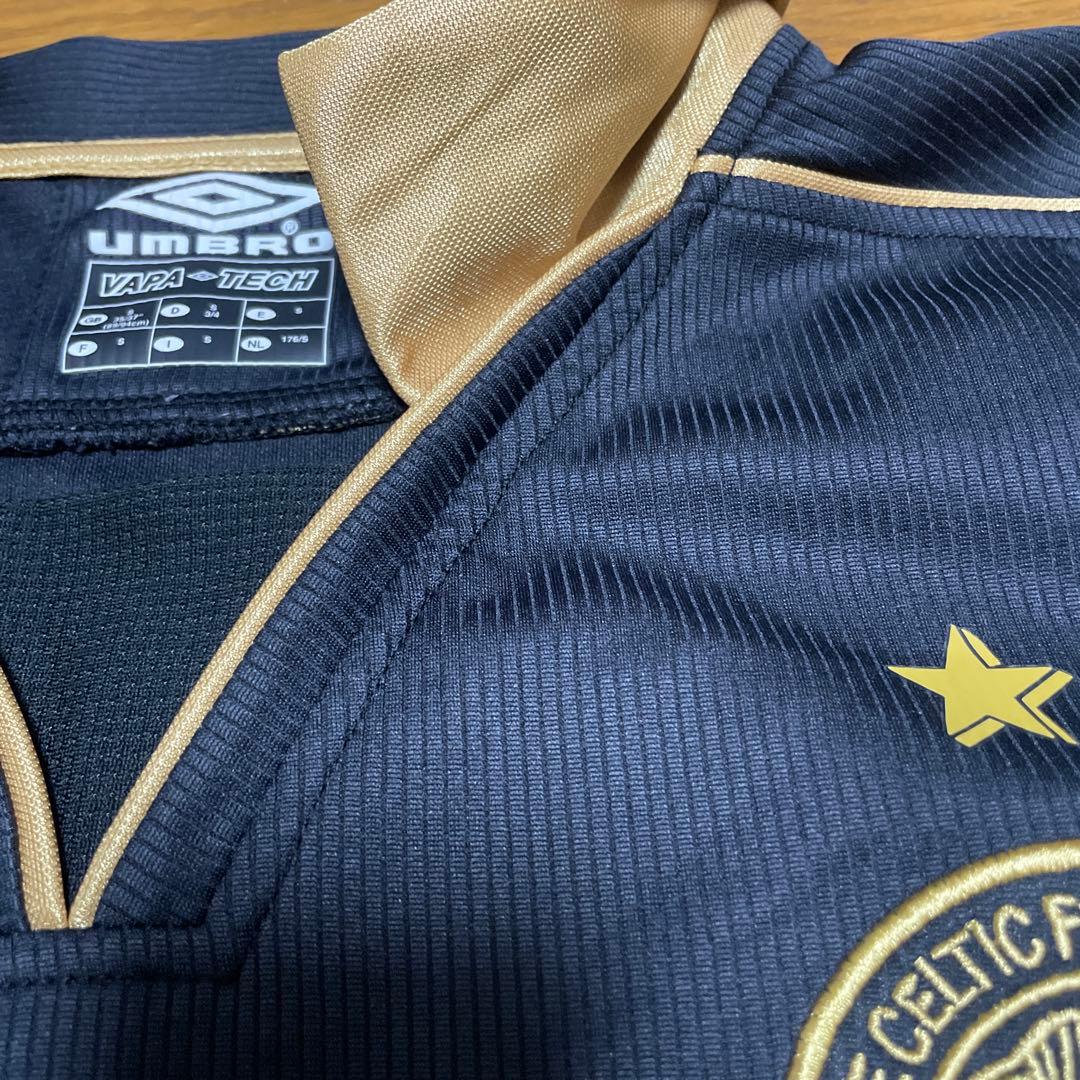 セルティック　長袖ユニフォーム　アウェイ　Sサイズ