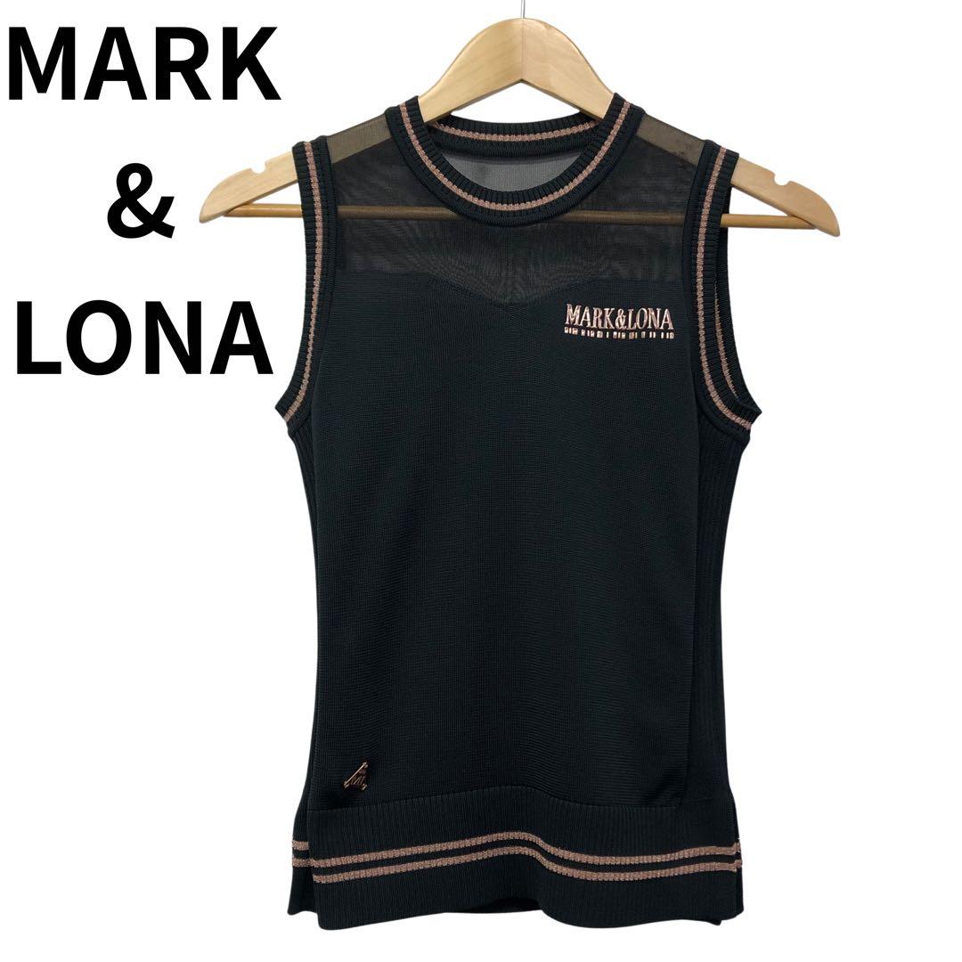 マークアンドロナ　美品　ノースリーブスポーツウェア ブラック　ロゴ付　見せタグ