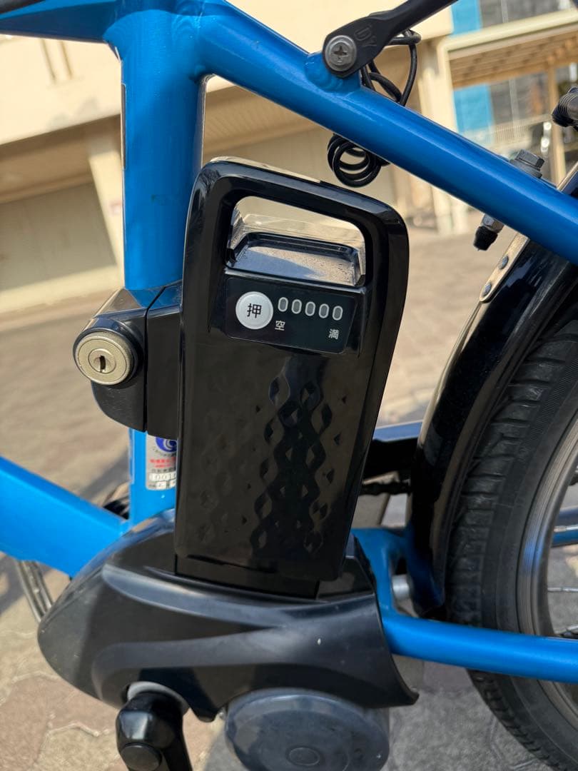 【引き取り】Panasonic ハリヤ電動アシスト自転車 ブルー