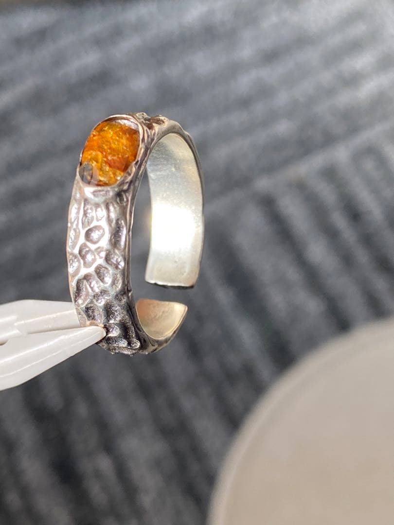 希少 宇宙パワー パラサイト隕石 セリコ隕石　リング　石鉄隕石 高品質隕石 幸運