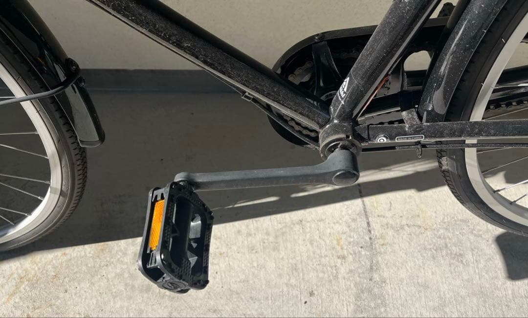 【美品】affiche シティサイクル 27インチ ブラック ママチャリ