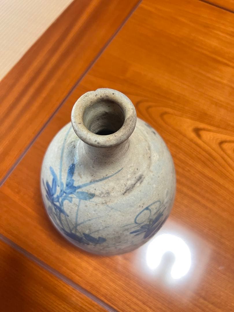 出雲楽山焼 骨董品 アンティーク 瓶  壺