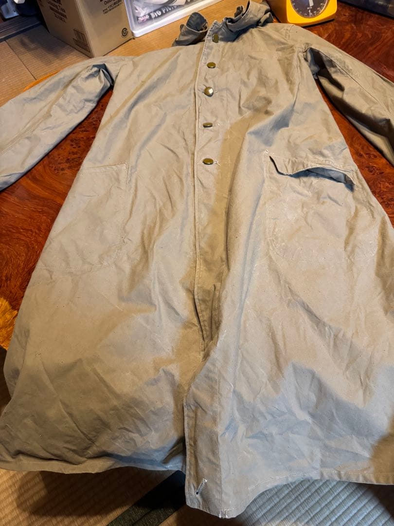 旧日本軍陸軍　雨外被　三色中號　昭和一九年製