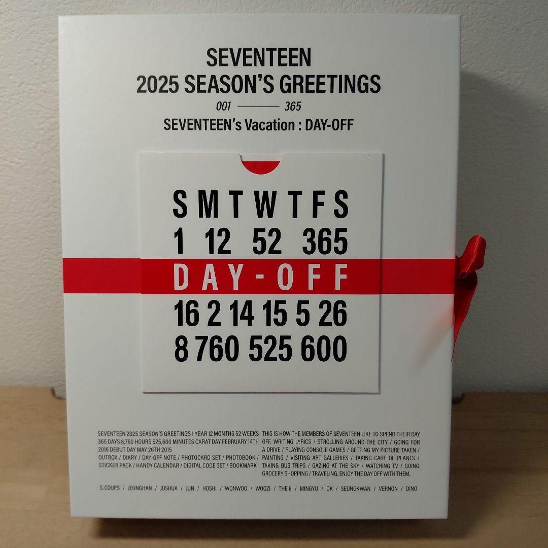 直筆サイン SEVENTEEN 2025 SEASON'S GREETINGS