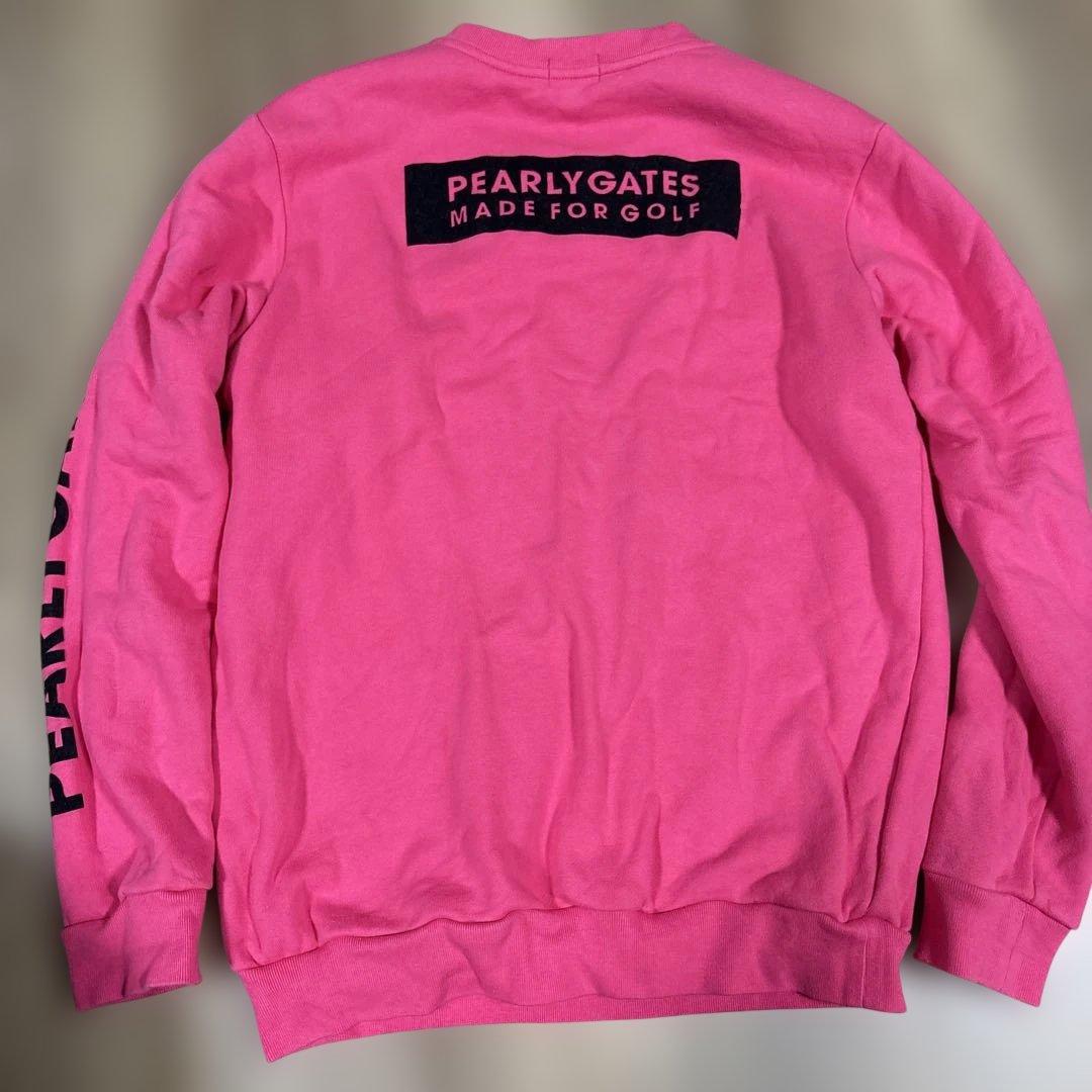 【美品】PEARLY GATES ピンク トレーナー　サイズ6