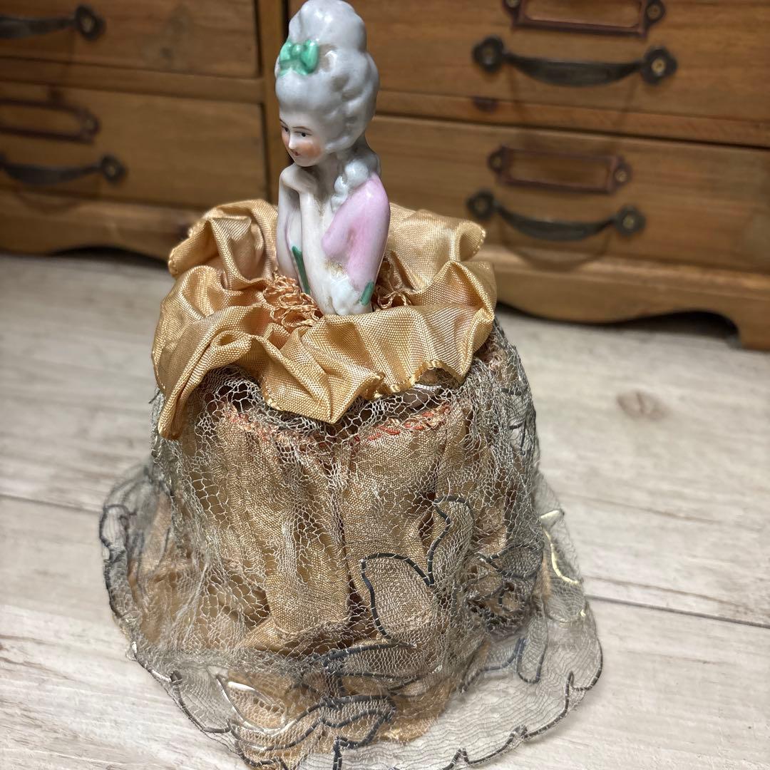 フランス　アンティークドール　貴婦人