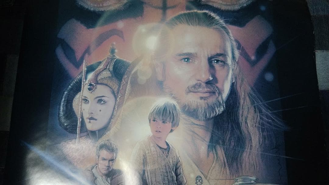 非売品/スター・ウォーズ/エピソード1/ポスター/A１/映画館販促用/当時もの