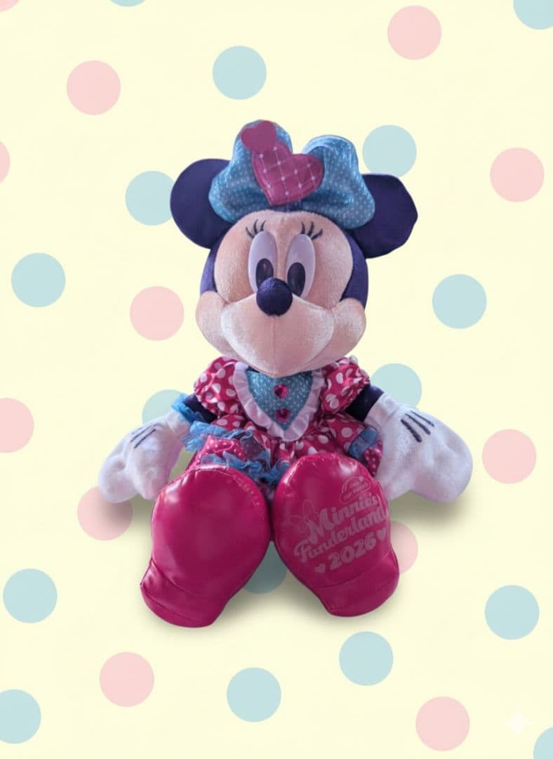ディズニーランド　パルパルーザ　ミニー　ファンダーランド　ぬいぐるみ
