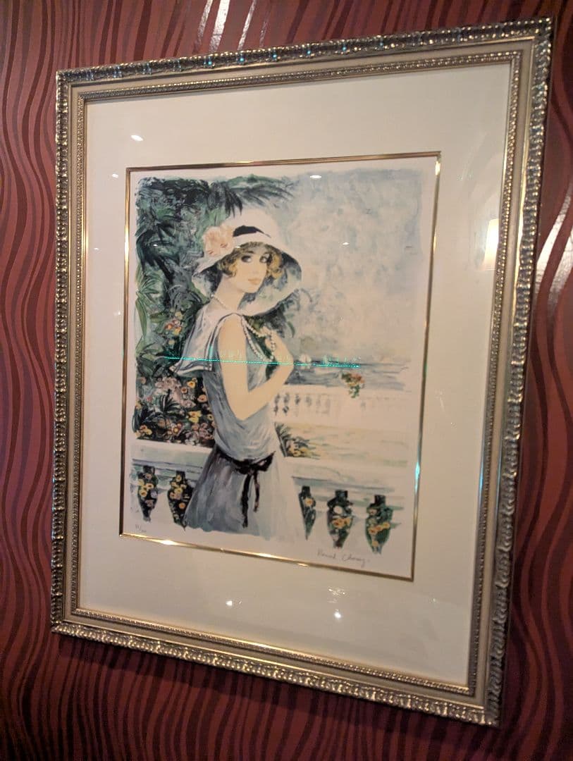 Henri Chavigny 女性の肖像画