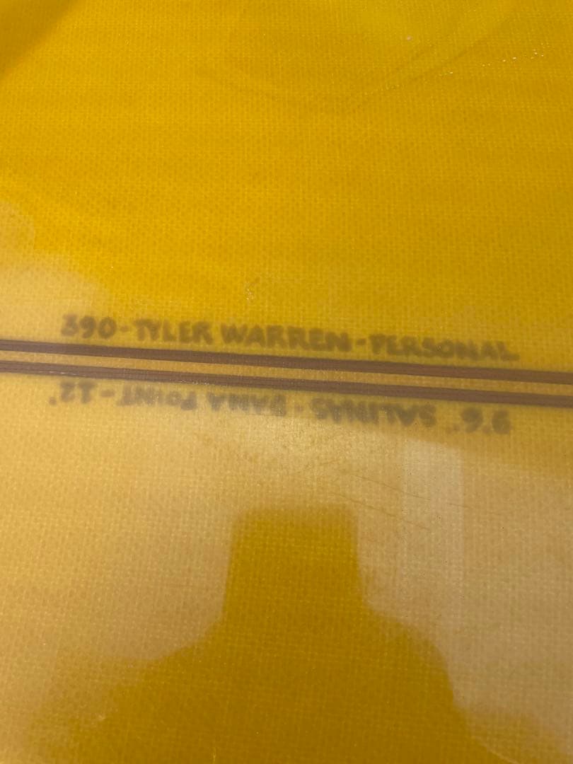 ka2超レア‼️ TYLER WARREN パーソナルボードサリナス　9.6