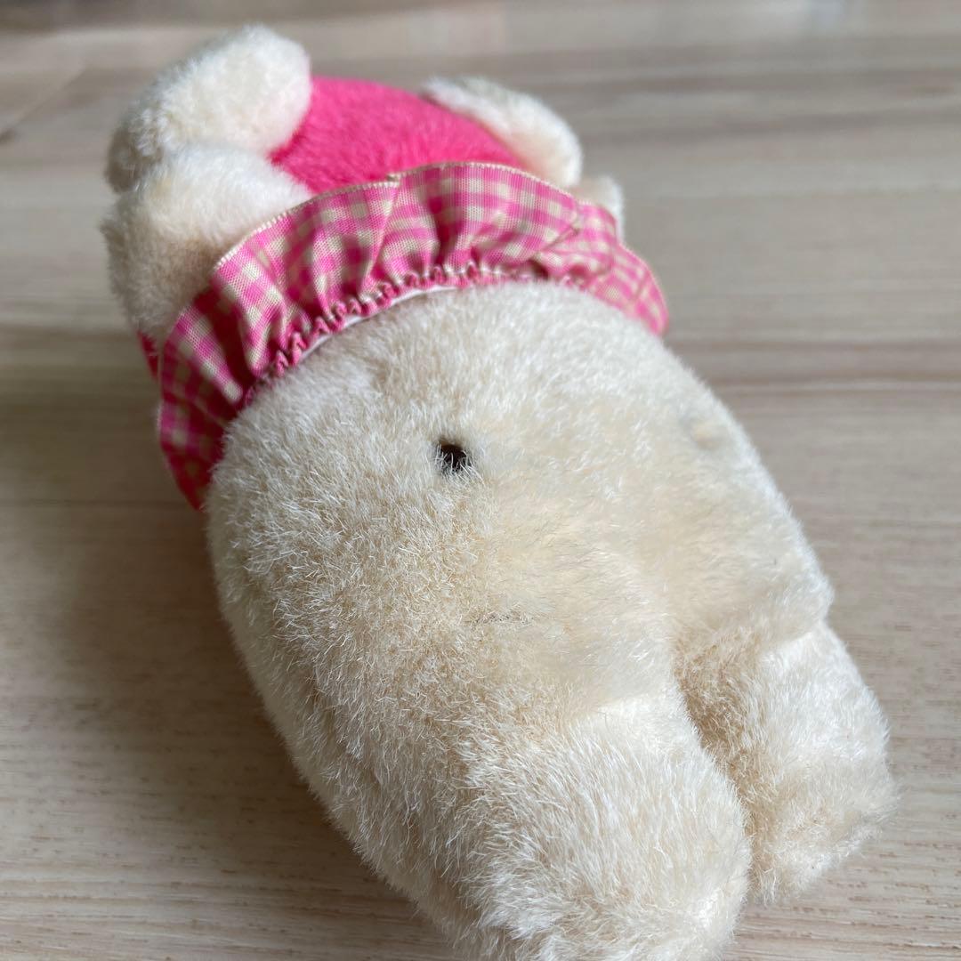 サンリオ　旧ロゴ　マロンクリーム　レトロ　ぬいぐるみ　音が鳴る　当時物　昭和平成