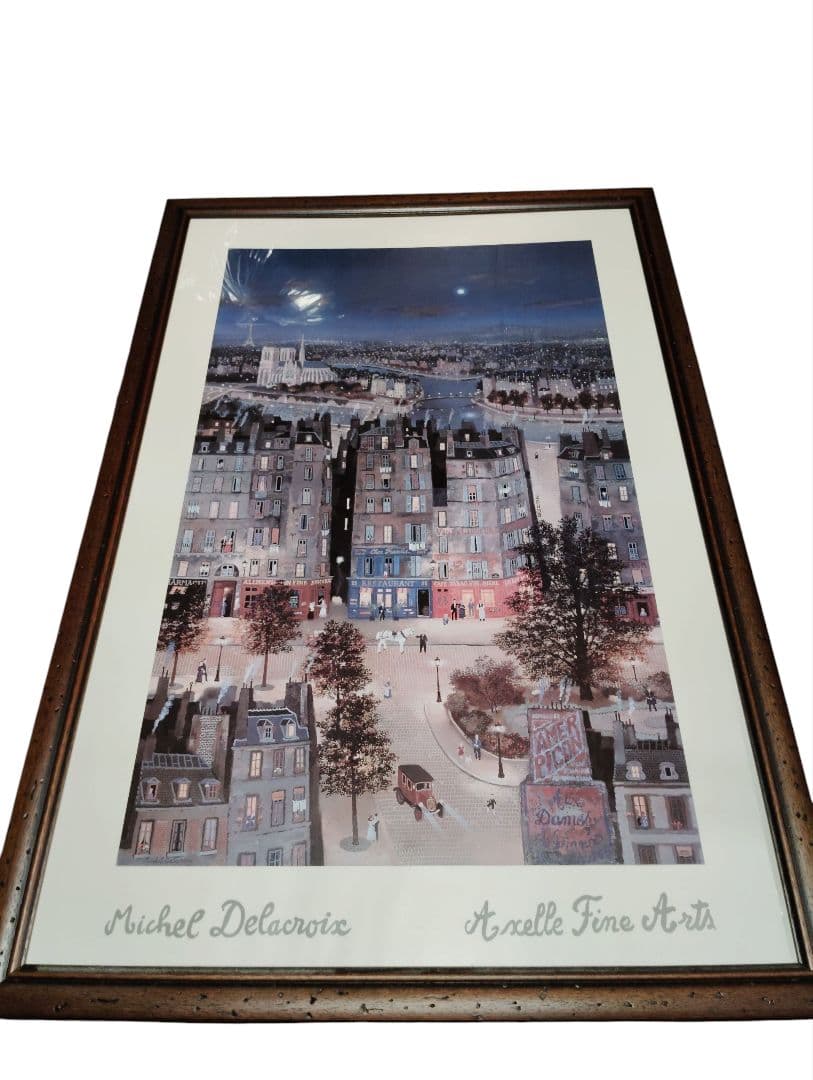 ミッシェル・ドラクロワ「夜のパリ」