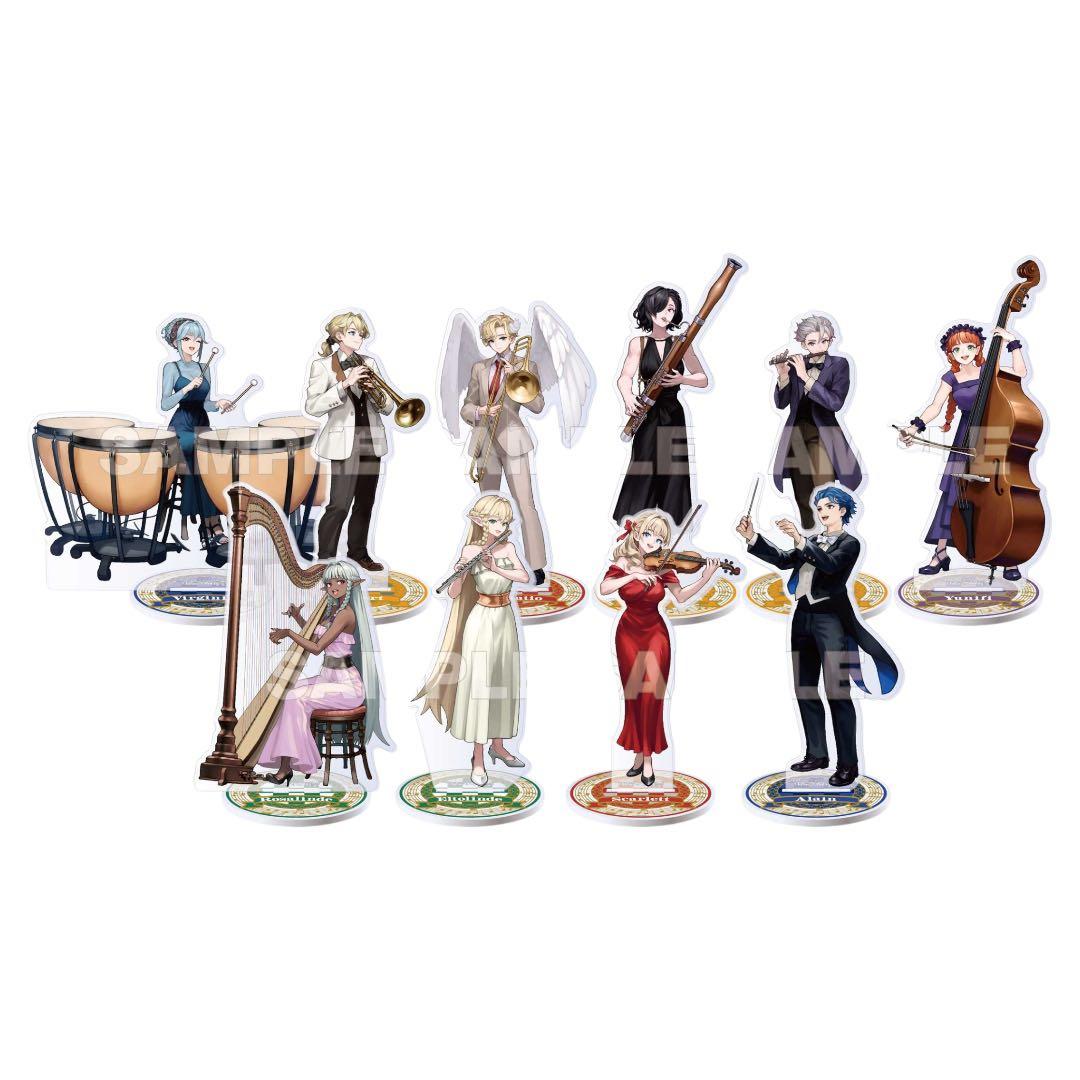 ユニコーンオーバーロード　アクリルスタンド　オーケストラ　全種類セット