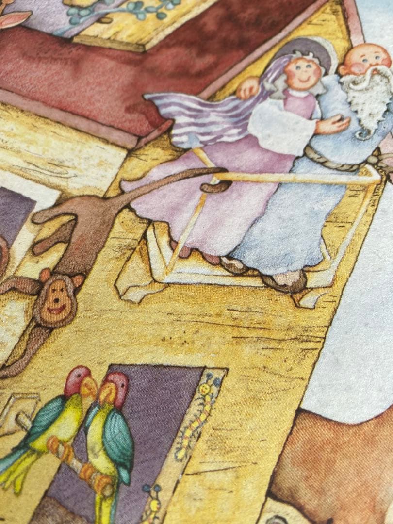 Debbie Kingston Baker Noah's Ark 水彩　絵画