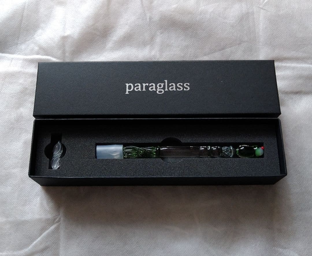 古川紙工 paraglass 恋するガラスペン クリームソーダ グリーン