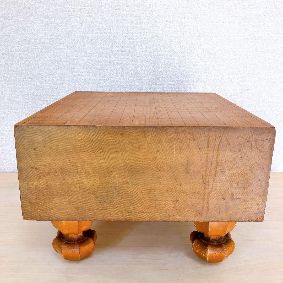 高級 囲碁版 セット 天柾 本榧 へそあり 白蛤石 那智黒石 希少 レトロ