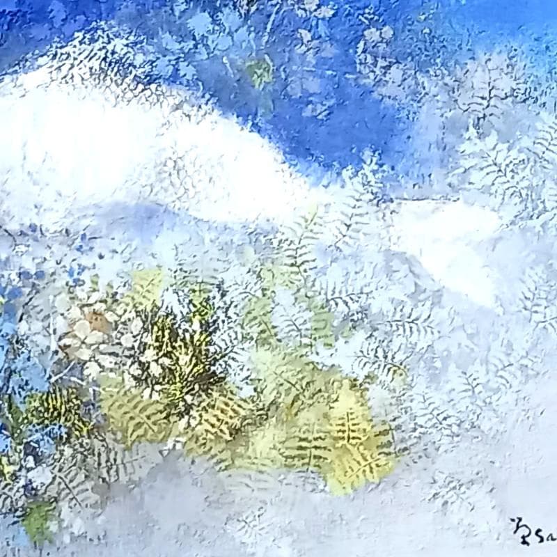 ☆佐々木栄松☆「 湿原のフローラ 」油絵 P10号 新品額!