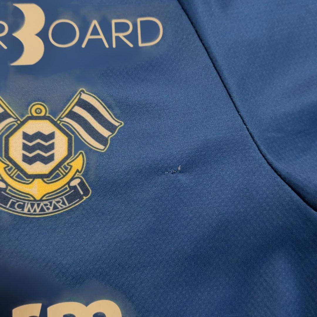 ＦＣ今治　応援ユニフォーム　サイン入りユニフォーム 青/黄色