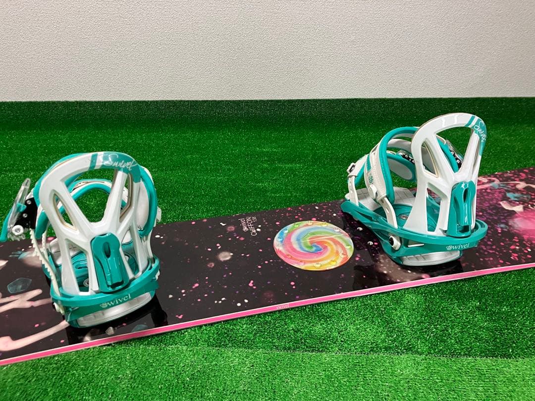 SWIVEL　スノーボードセット　138cm　ビンディングS　初心者オススメ