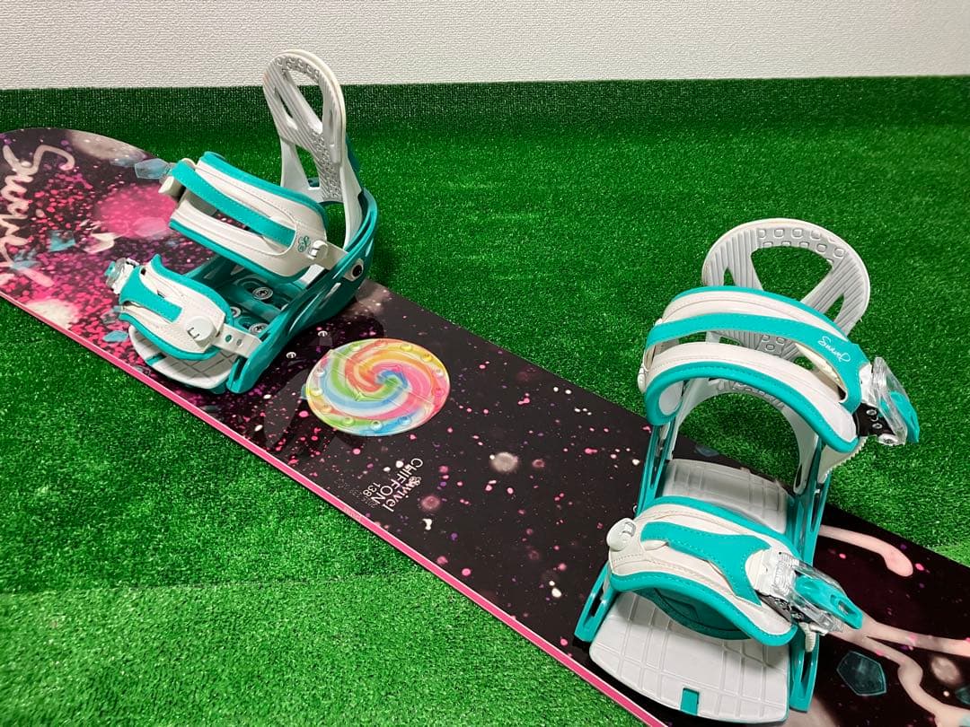 SWIVEL　スノーボードセット　138cm　ビンディングS　初心者オススメ