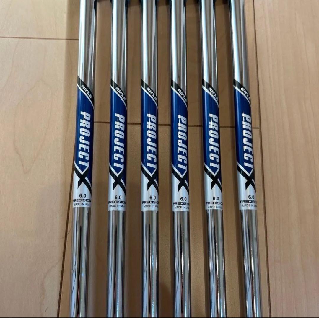 スリクソンZX7 Mk2 5番-P 6本 project X 6.0