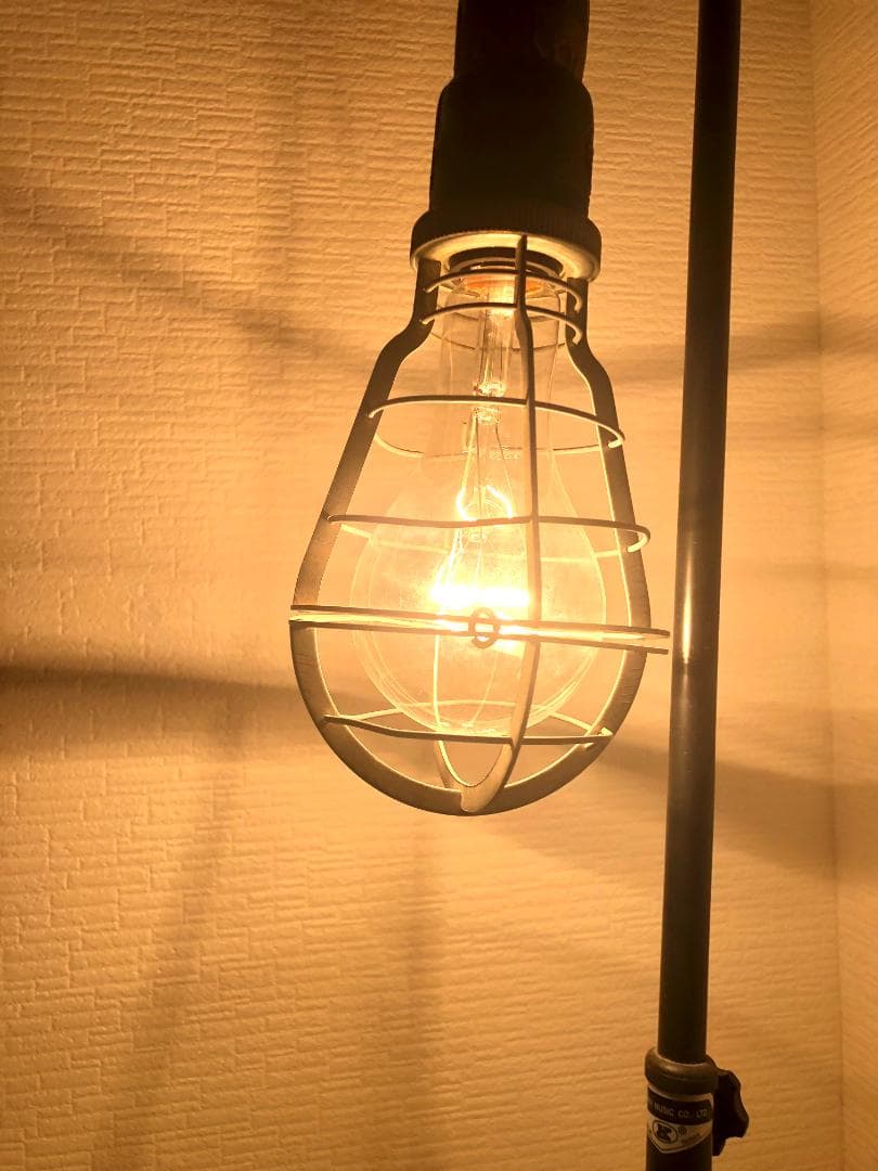 【完動品・昭和レトロ・1980年代 工業用ライト】ビンテージ ハンドランプ