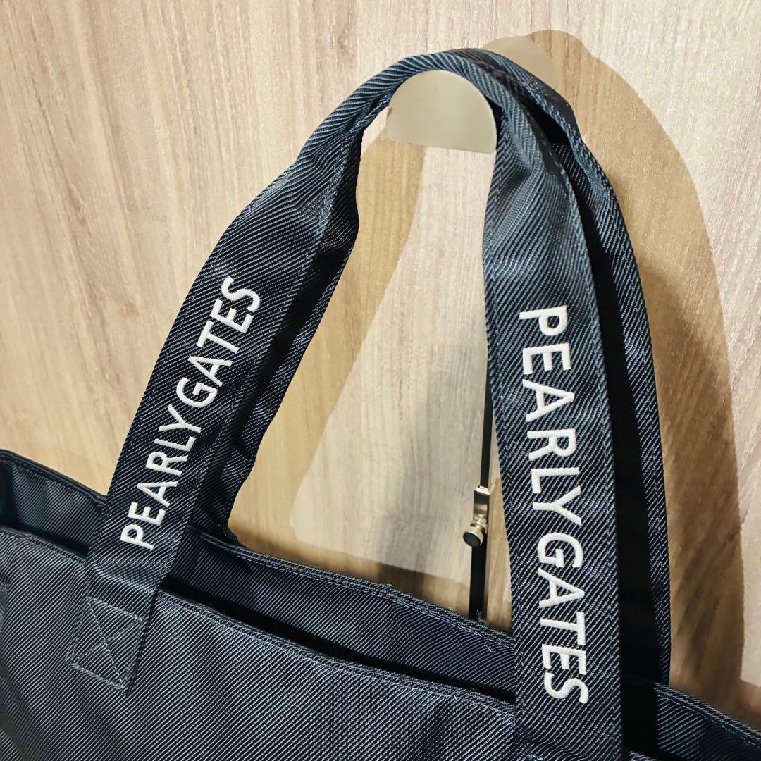 新品未使用　パーリーゲイツ　ロッカーバッグ　ロゴ総柄　ニコちゃん　PG 大容量