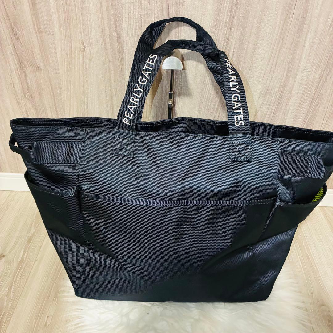 新品未使用　パーリーゲイツ　ロッカーバッグ　ロゴ総柄　ニコちゃん　PG 大容量