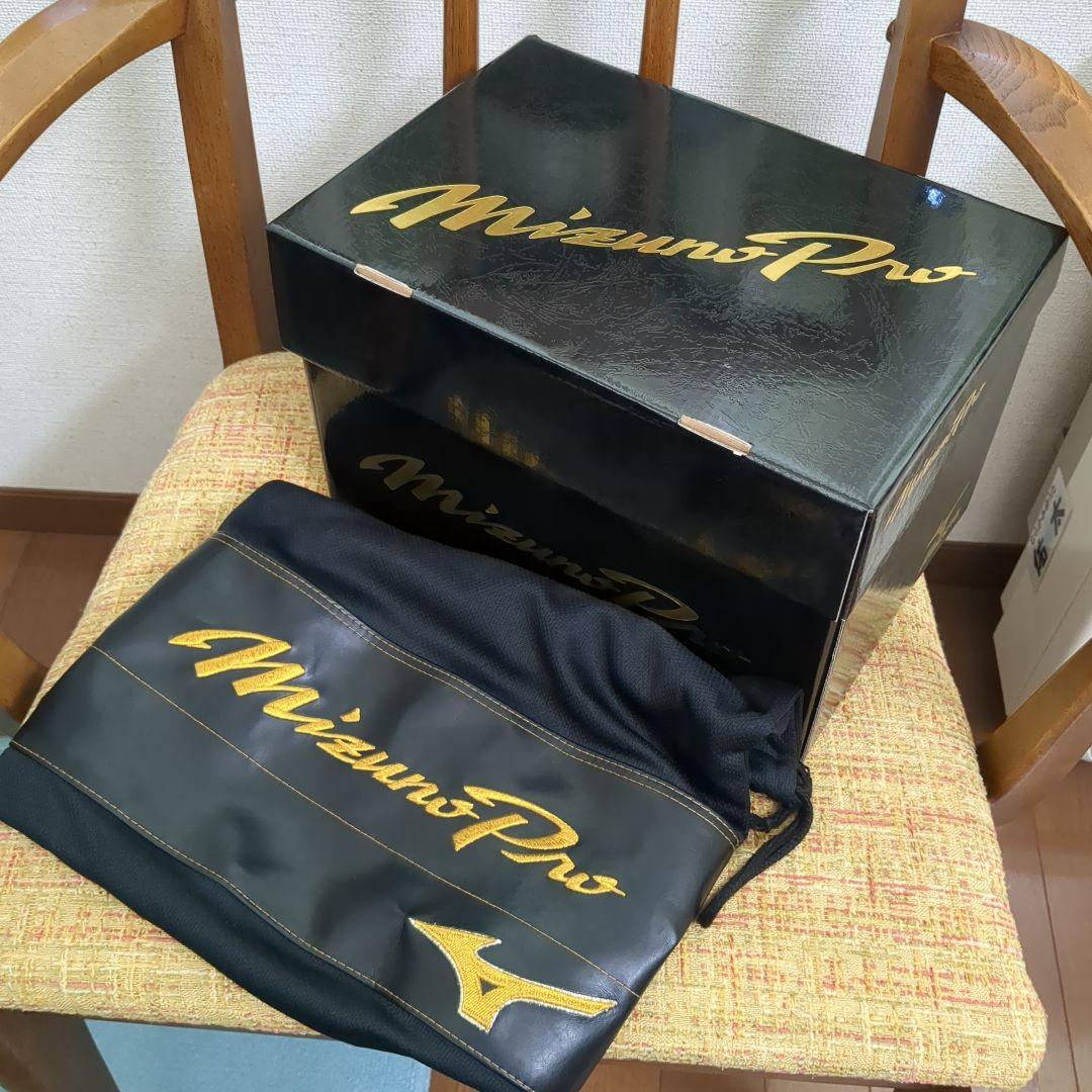 HAGA JAPAN 内野用 ミズノプロ 硬式用グローブ イエロー