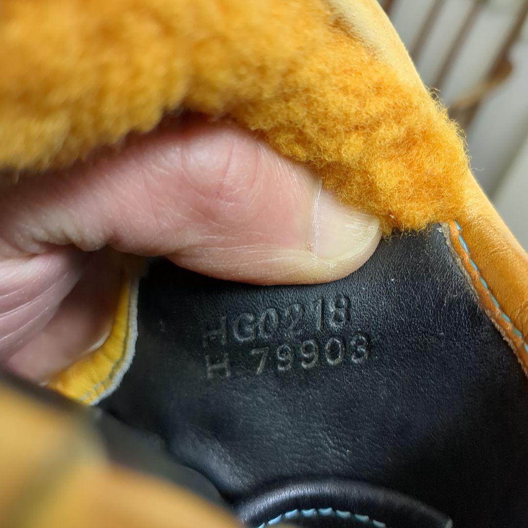 HAGA JAPAN 内野用 ミズノプロ 硬式用グローブ イエロー