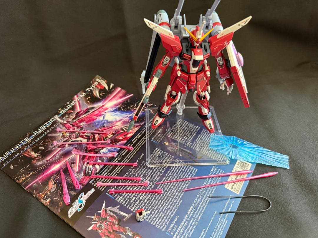 HG インフィニットジャスティスガンダム弐式 全塗装 完成品