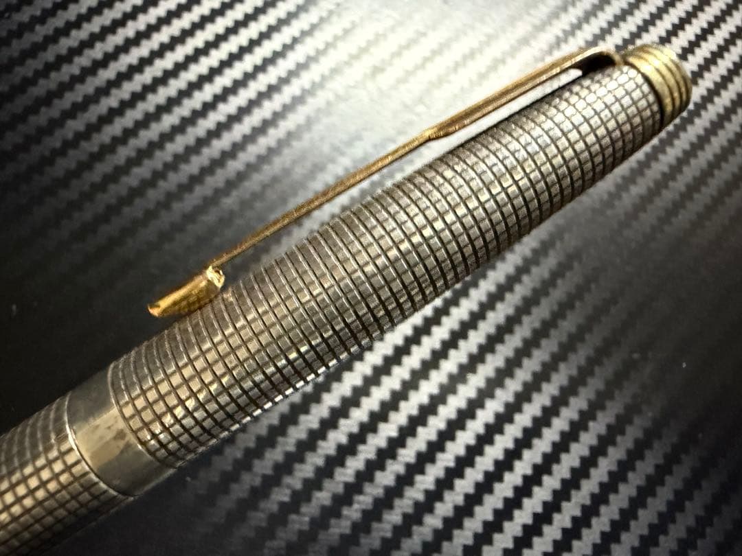 美品 パーカー 75 シズレ XF 極細字 万年筆 スターリングシルバー