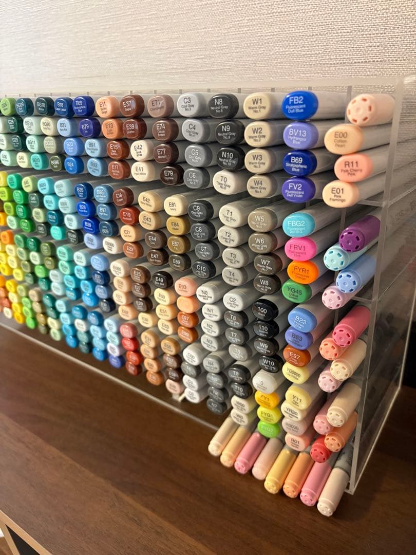 コピックスケッチ371本（全色＋13本）コピックチャオ21本、合計392本