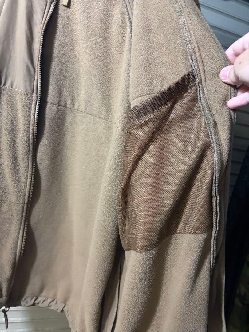 米軍実物 NWUゴアテックスジャケット用ライナー コヨーテL/S F