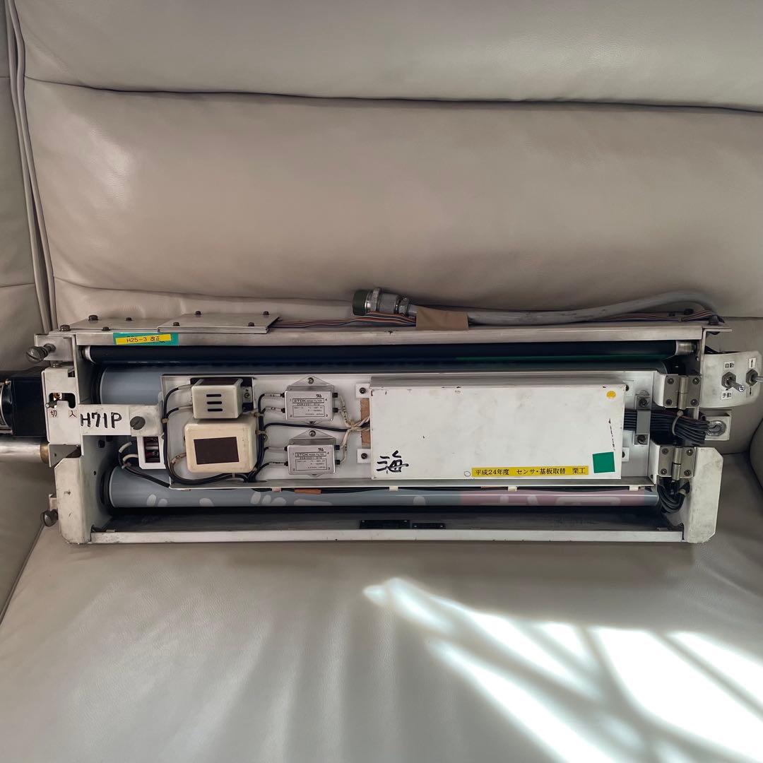 東武鉄道 10000型 側面方向幕付き行先表示機　鉄道　幕　部品