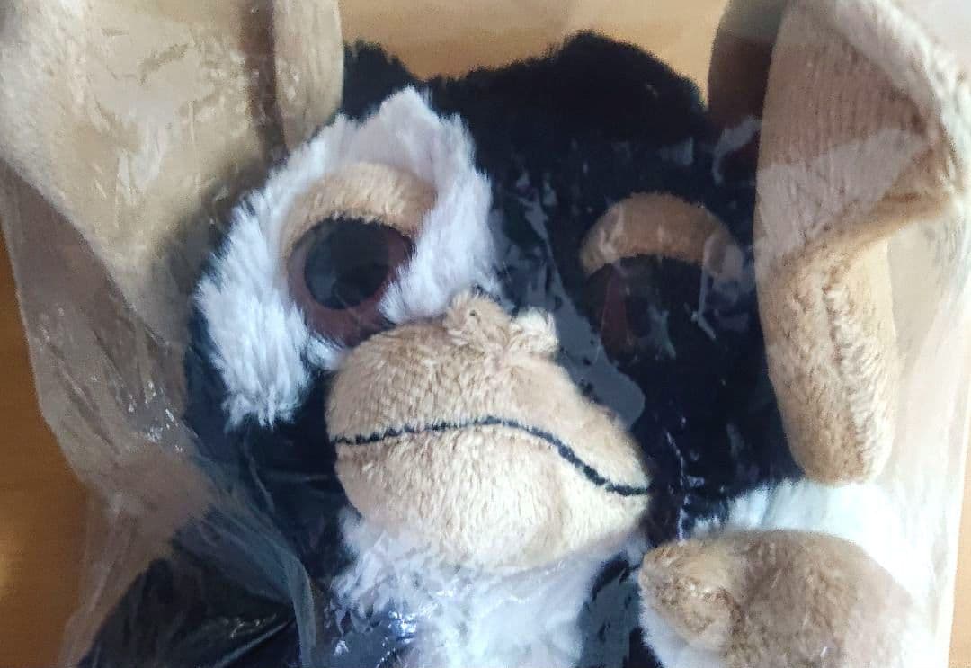 モータル グレムリン ギズモ ぬいぐるみ ブルー グレー シリアルナンバー入り