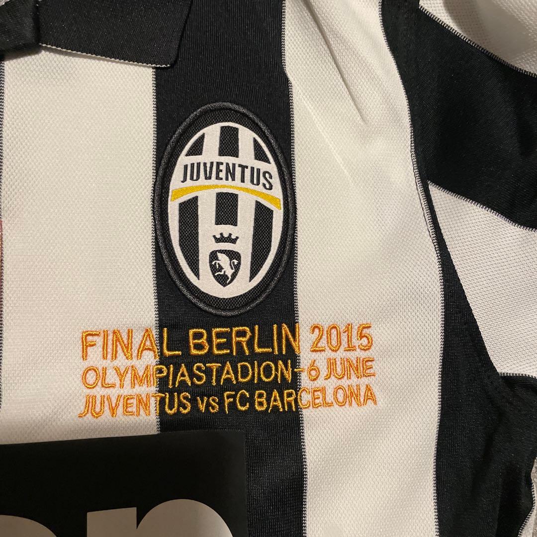 2014-2015 チャンピオンズリーグ決勝マッチデイ刺繍 ユベントス テベス