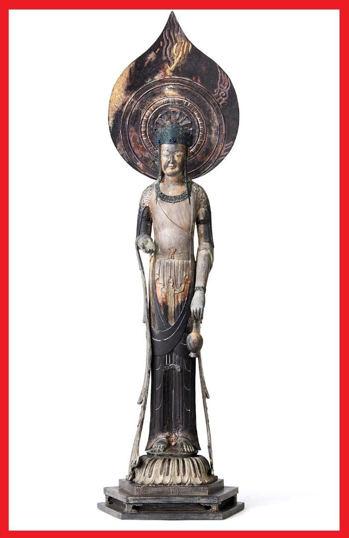 ★新品同様★イスム スタンダード 百済観音 仏像 ポリストーン★T11-1