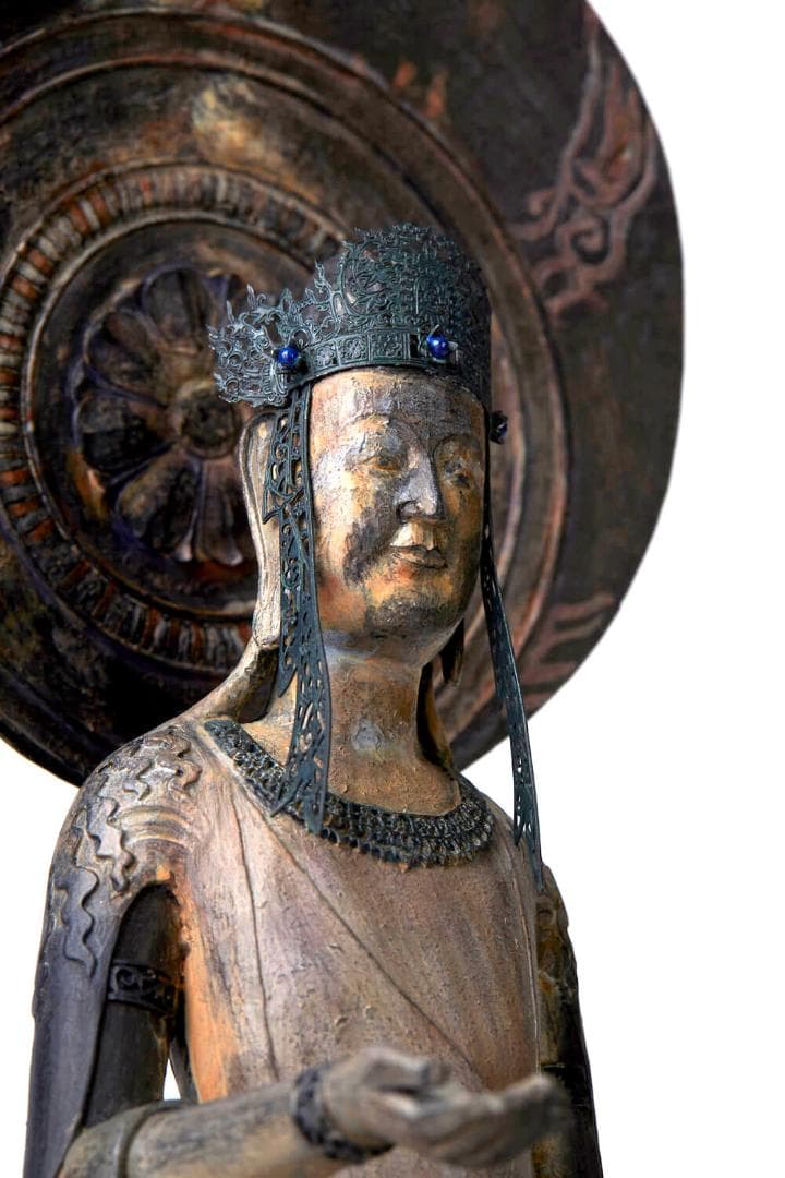 ★新品同様★イスム スタンダード 百済観音 仏像 ポリストーン★T11-1