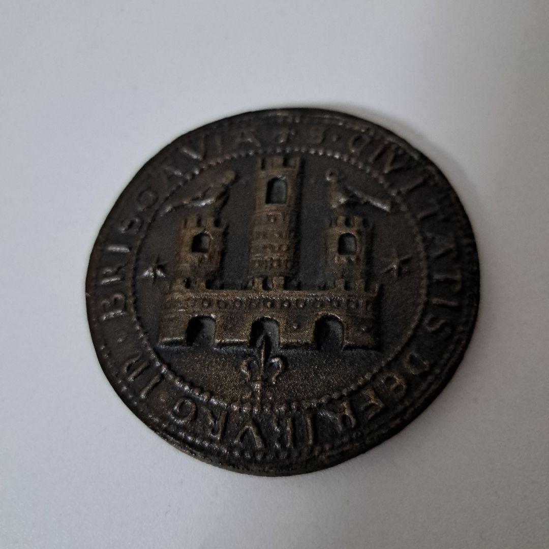 ドイツ　フライブルク市章　鋳造品レプリカ　アンティーク