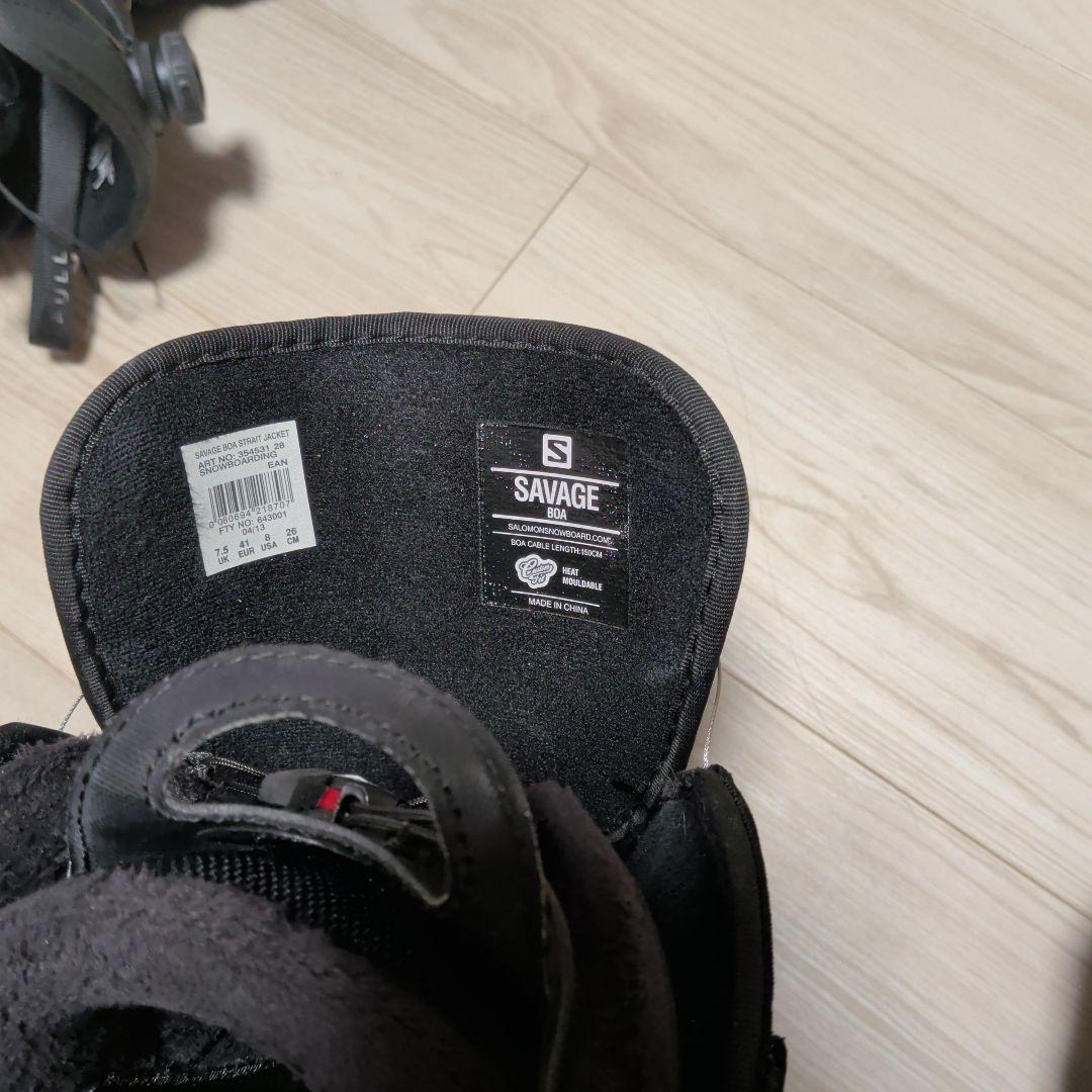 SALOMON SAVAGE BOA 26cm スノボ ブーツ