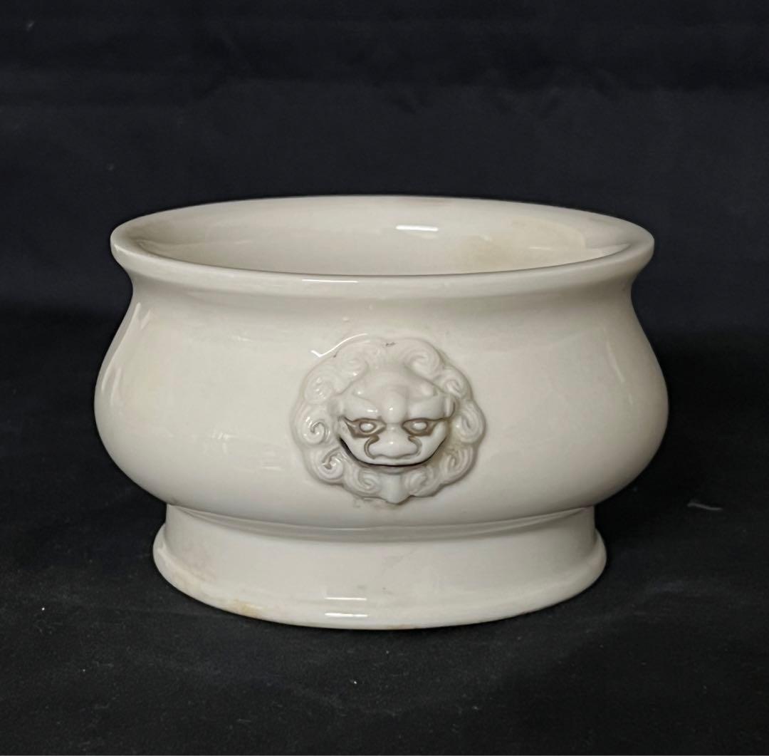 【希少品•倉庫整理品】中国宋時代徳化窯香炉　共箱　XG55-55