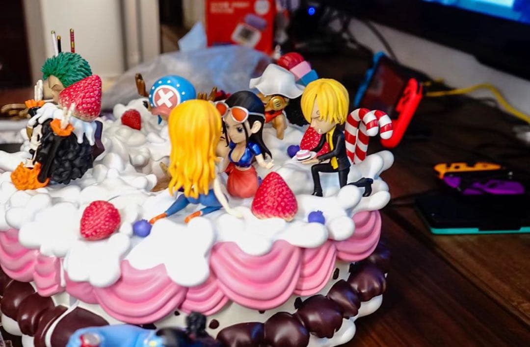 ONE PIECE  麦わらの一味 ケーキ  ガレージキット ガレキ スタチュー