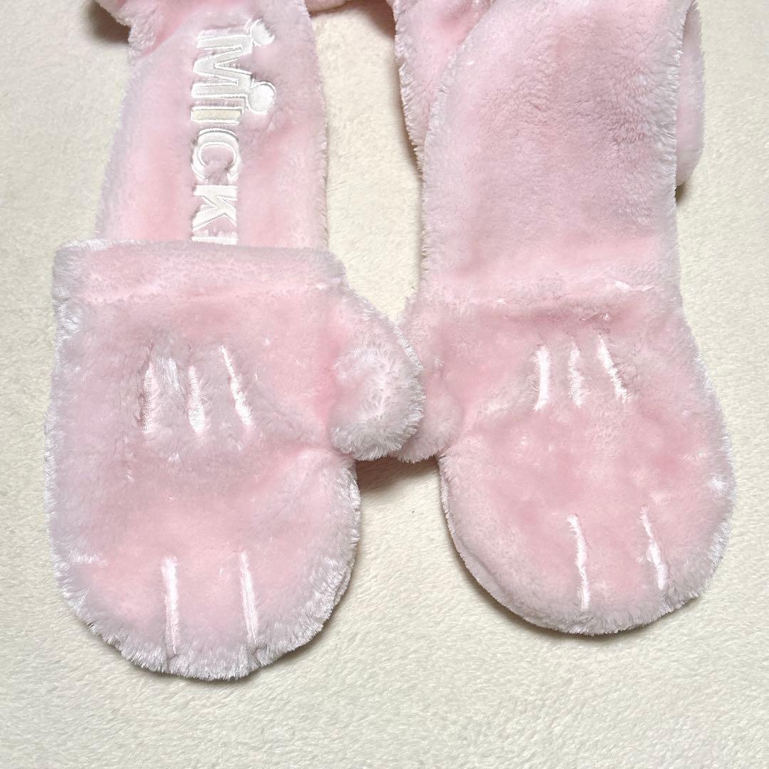 ディズニー マフラーキャップ ファンキャップ ピンク 40周年