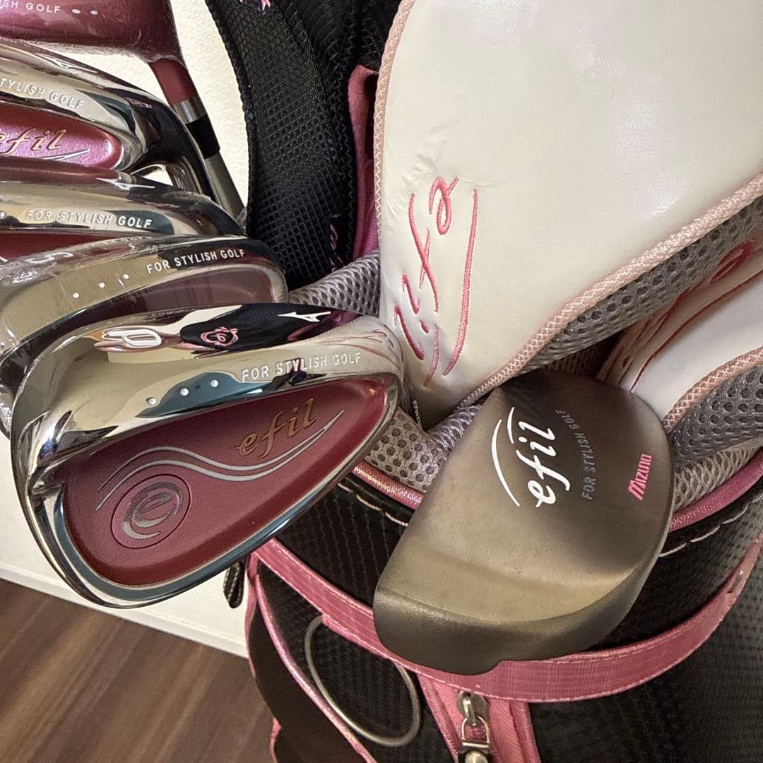 【極美品：初心者】MIZUNO efil 10本セット レディース Flex L