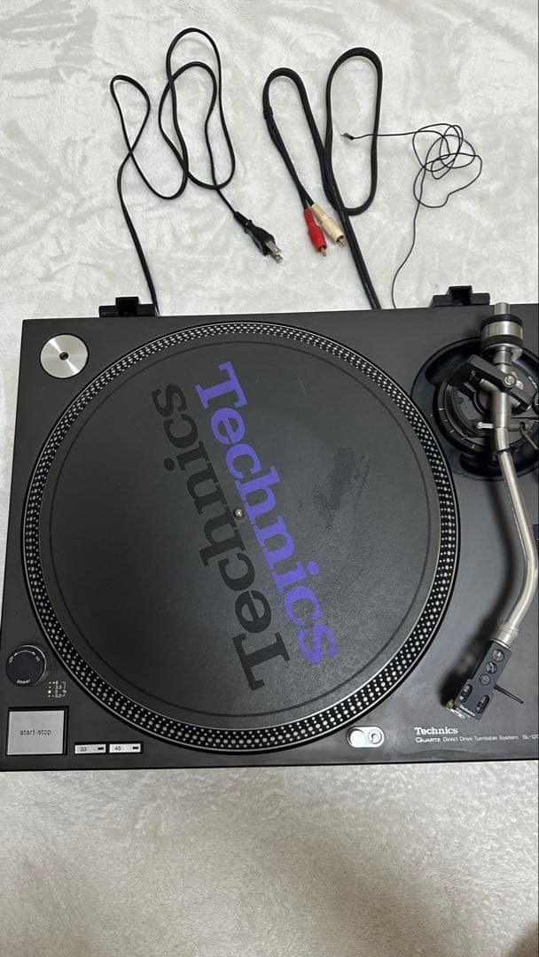 Technics SL-1200 MK3 ターンテーブル ケーブル付き