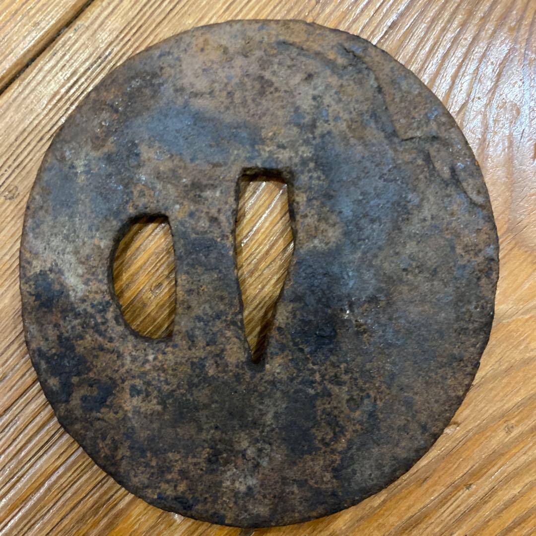 鍔(つば) 鉄製 3枚セット