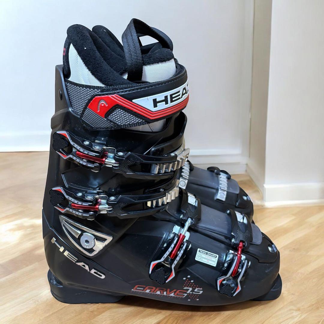 ✨良品✨ HEAD CARVE 7.5 スキーブーツ28.0cm ブラック