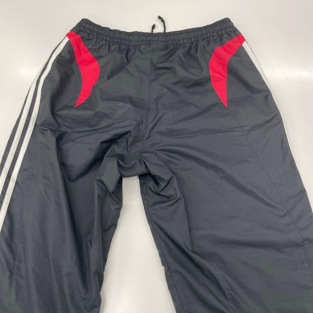 adidas ウォームアップウェア 上下 XLサイズ 黒赤