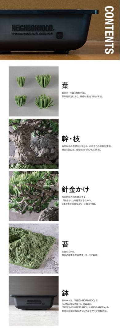 その他 SRL X BANDAI SPIRITS . BONSAI MODEL KIT